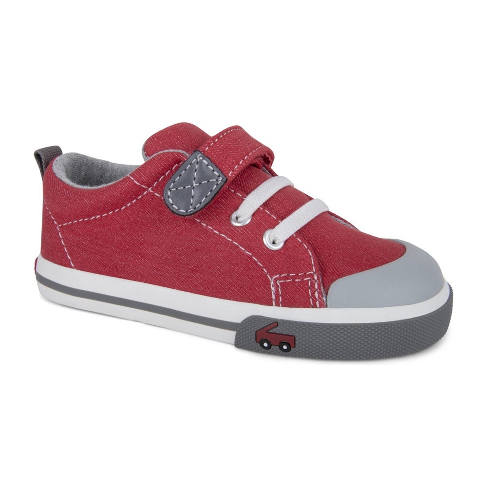 See Kai Run Stevie II Red/Gray NEW WITH TAGS